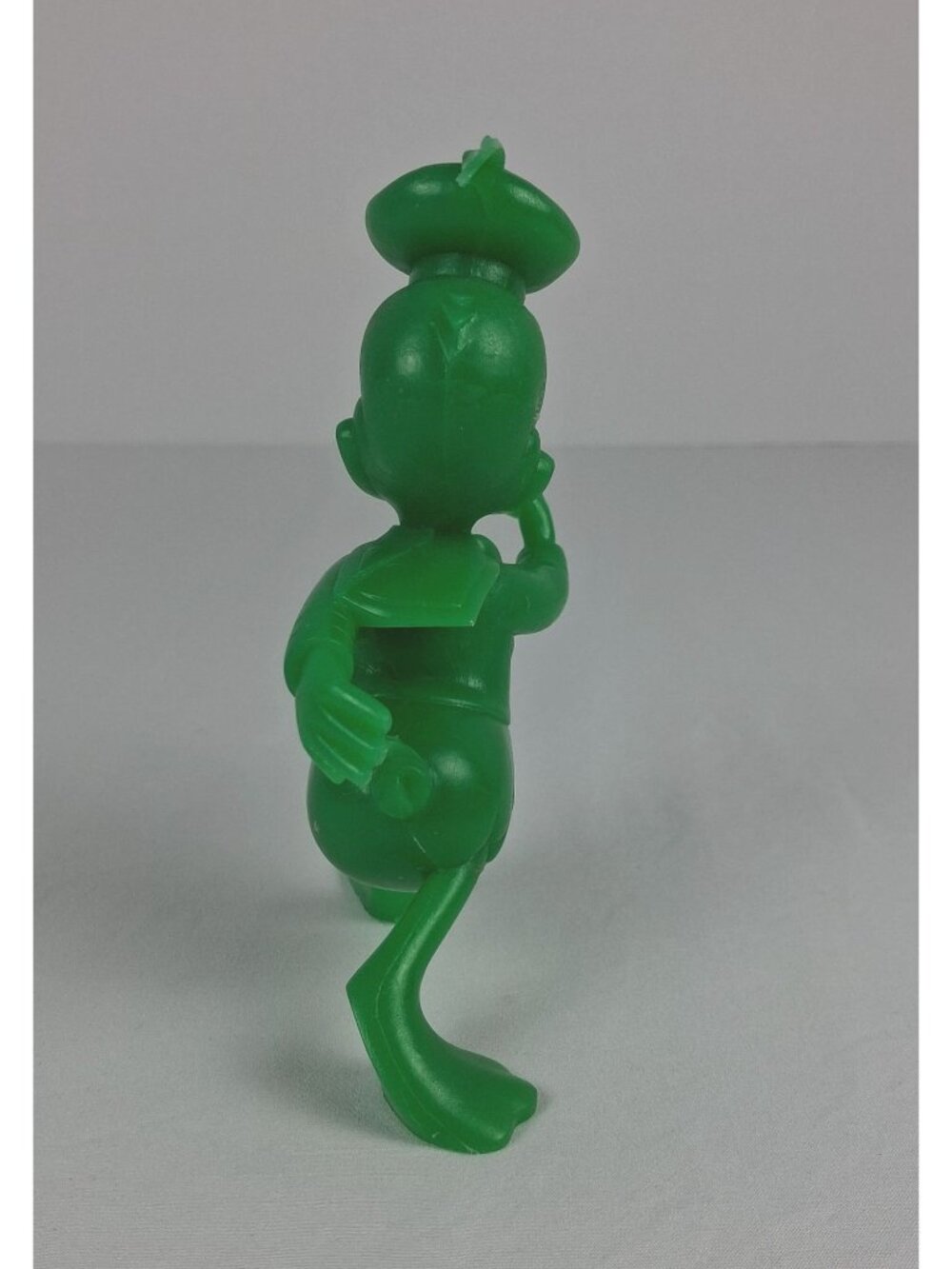 1960s Green Donald Duck Plastic Freestanding Figurine by Louis Marx & Co. - Picture 2 of 11
